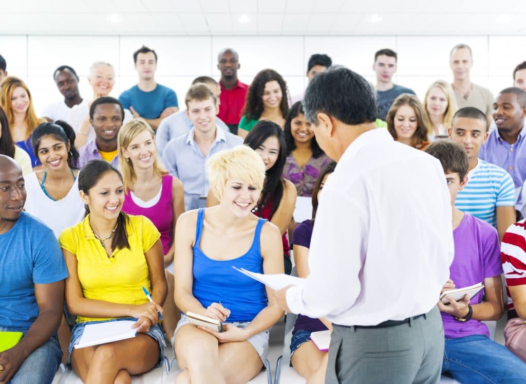 Workshop and financial education setting